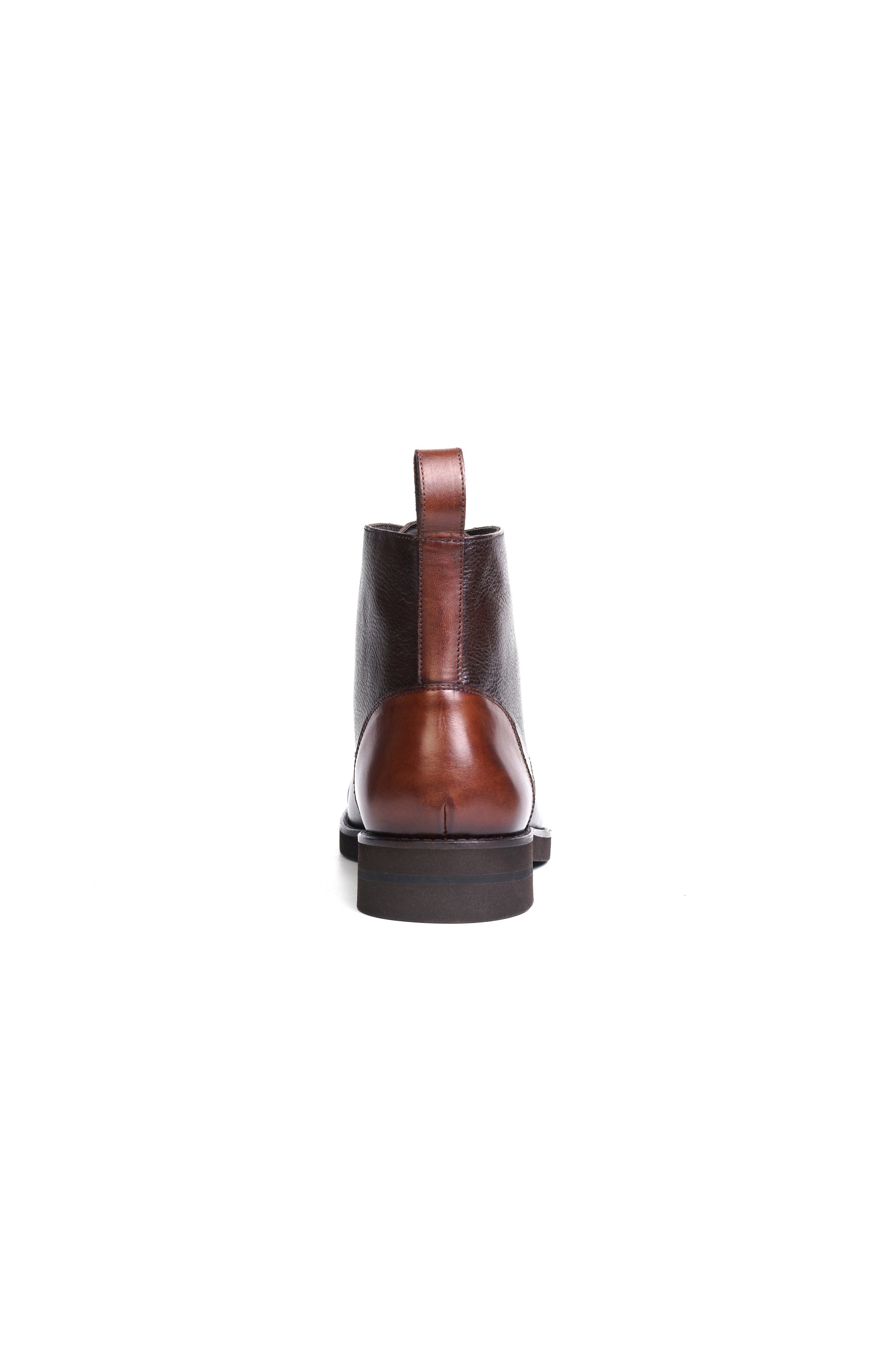 James Lace-up Boot, Alternate, color, Chocolate Brown Burnished