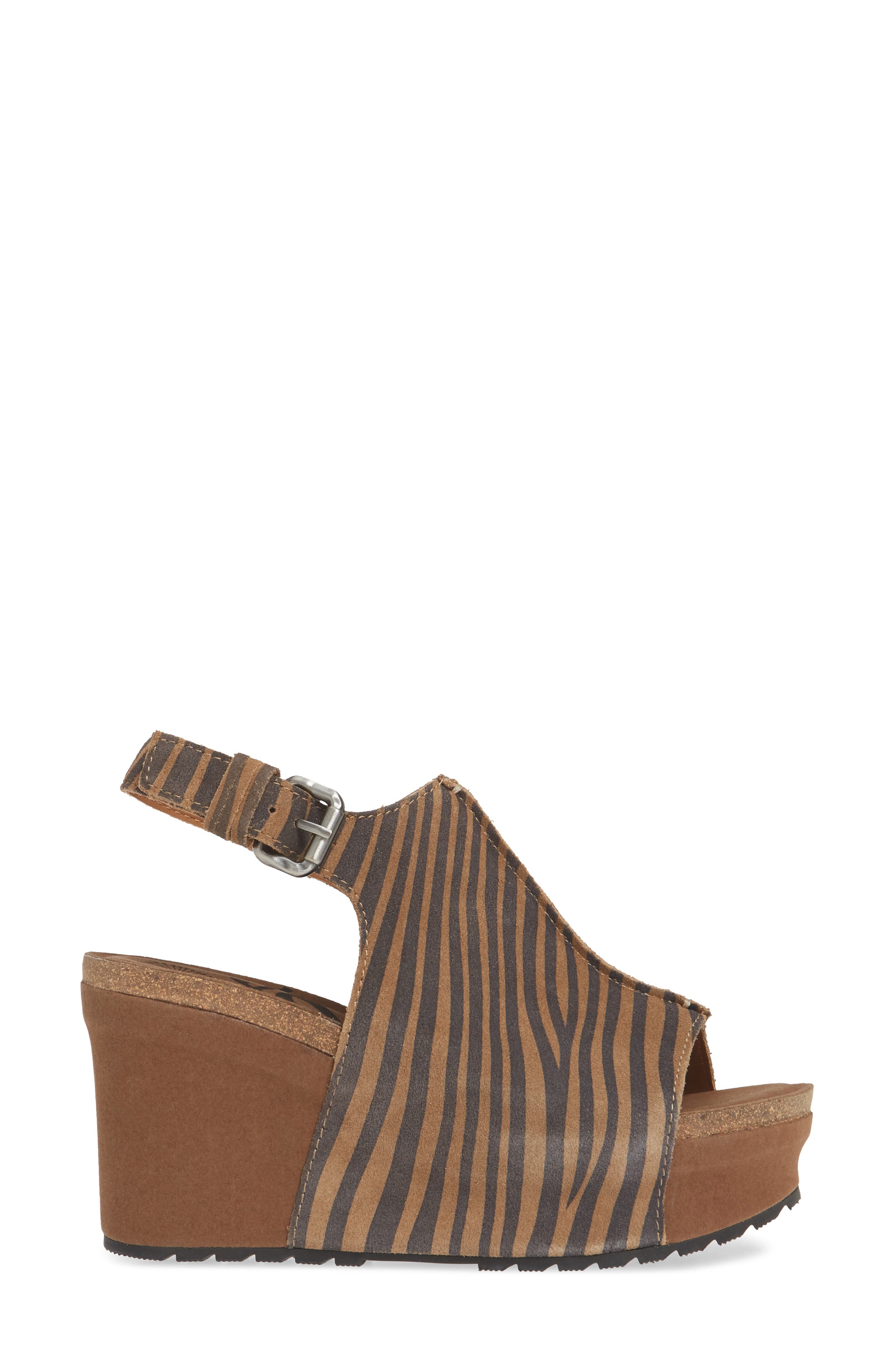 Jaunt Platform Wedge Sandal, Alternate, color, TAN SUEDE