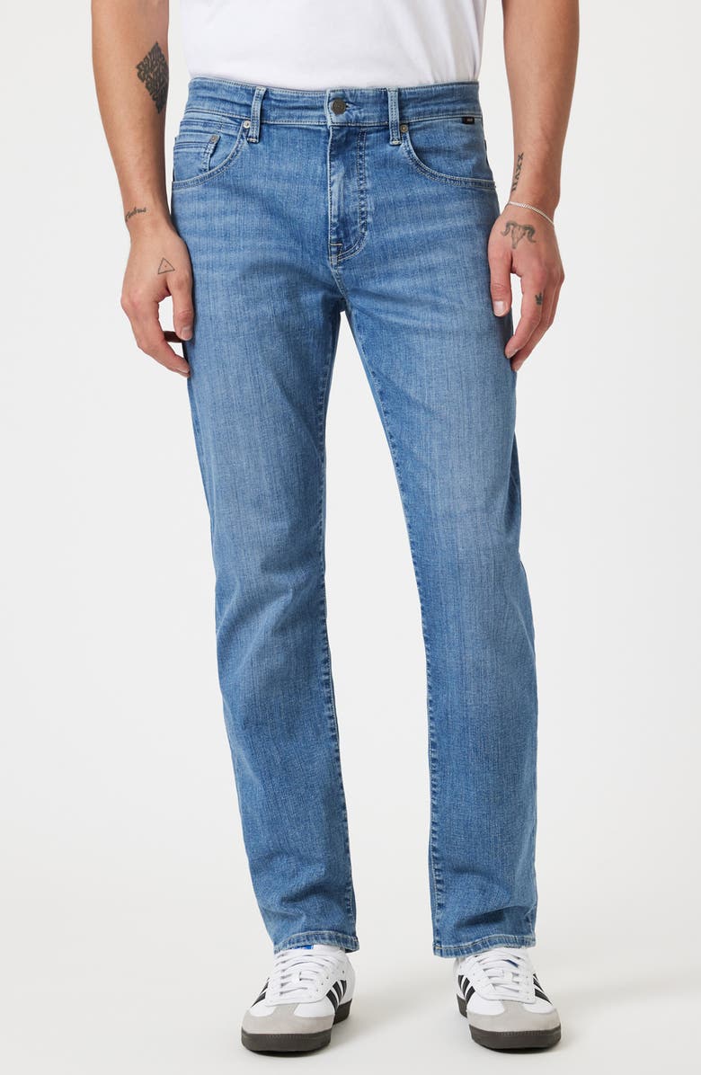 Mavi Jeans Zach Straight Leg Jeans, Main, color, Ocean Brushed Organi