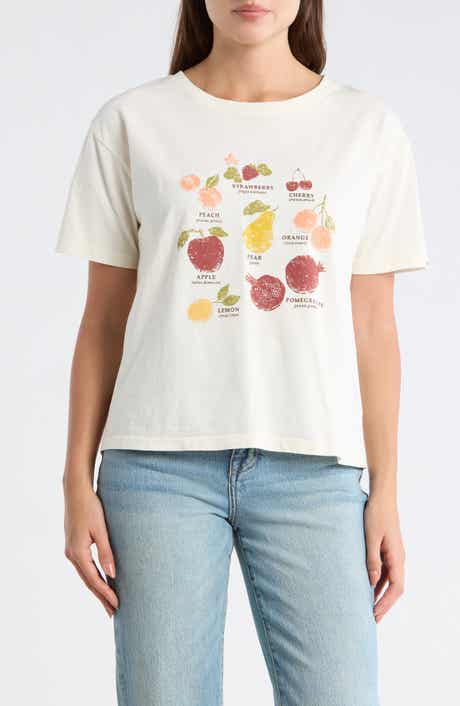 C & C California Toni Boxy Cotton Crop Tee