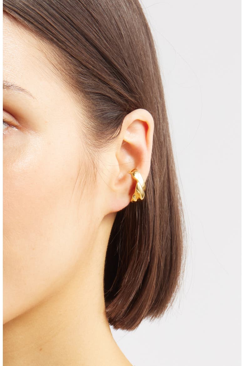 Lydia Ear Cuff, Alternate, color, HIGH POLISH GOLD