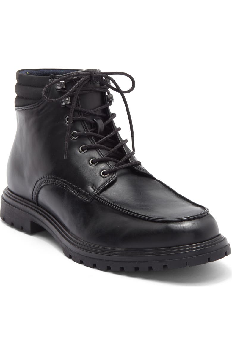 Tommy Hilfiger Gonzal Lace-Up Boot, Main, color, Black
