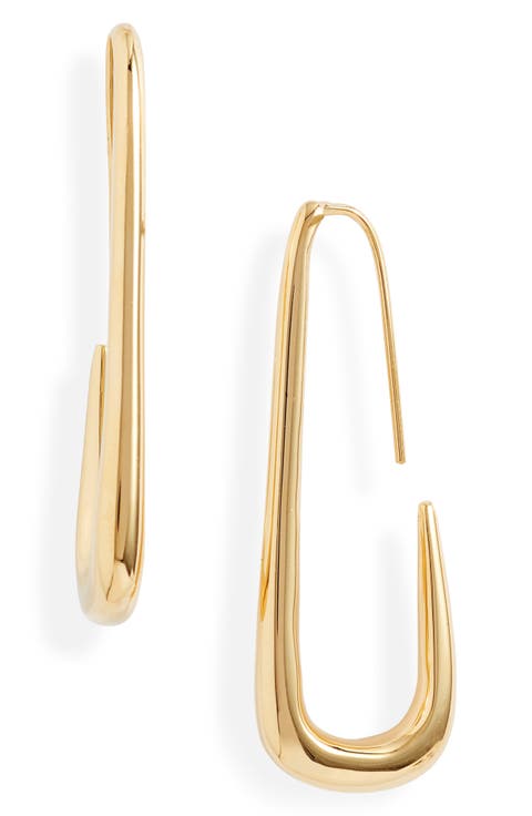 Laini Threader Hoop Earrings