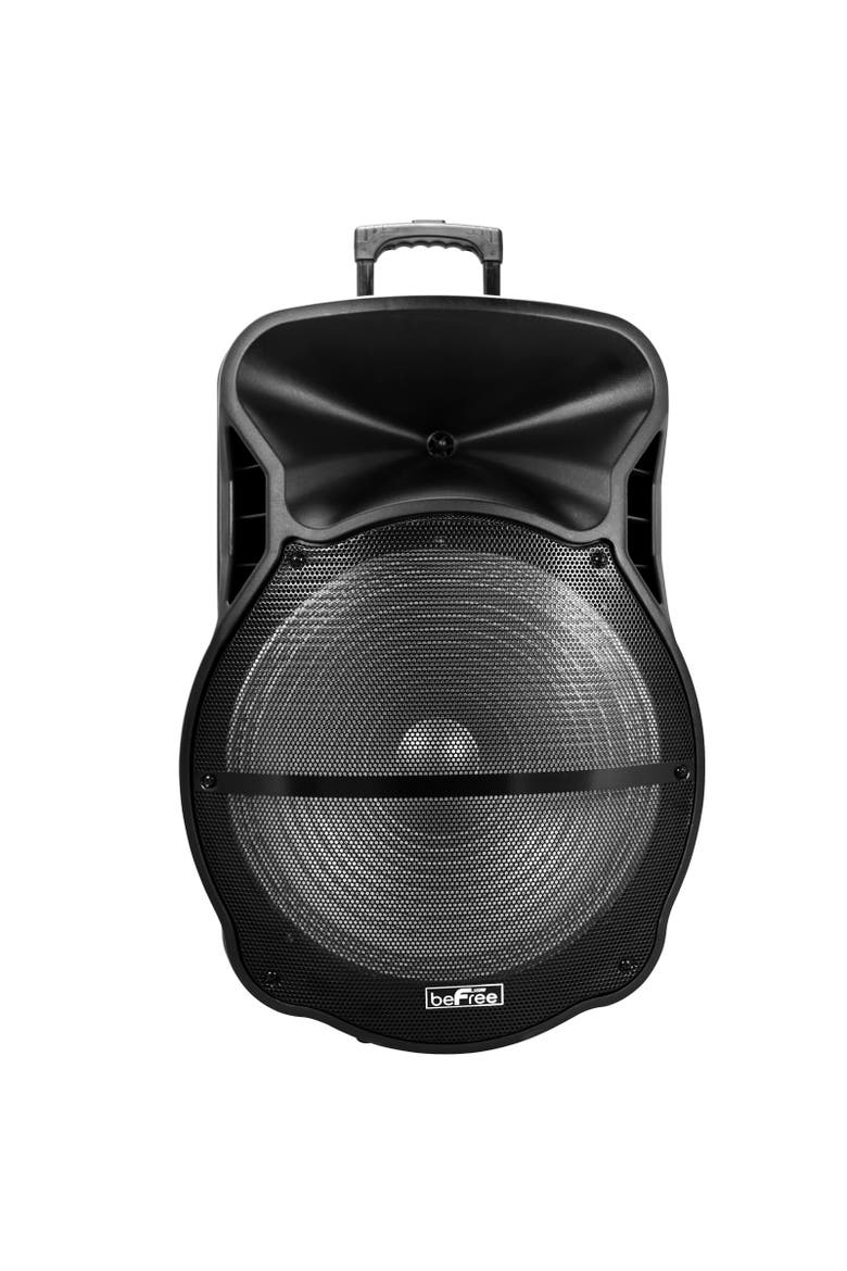 18 Inch Bluetooth Portable Rechargeable Party Speaker, Alternate, color, Black
