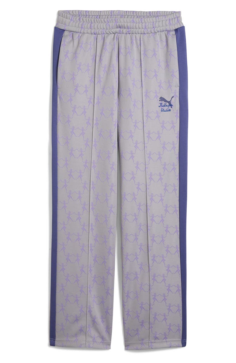 PUMA x KidSuper T7 Track Pants, Alternate, color, Gray Echo