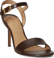 Lauren Ralph Lauren Gwen Ankle Strap Leather Sandal