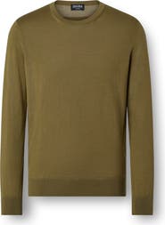 ZEGNA Mélange Cashseta Crewneck Sweater