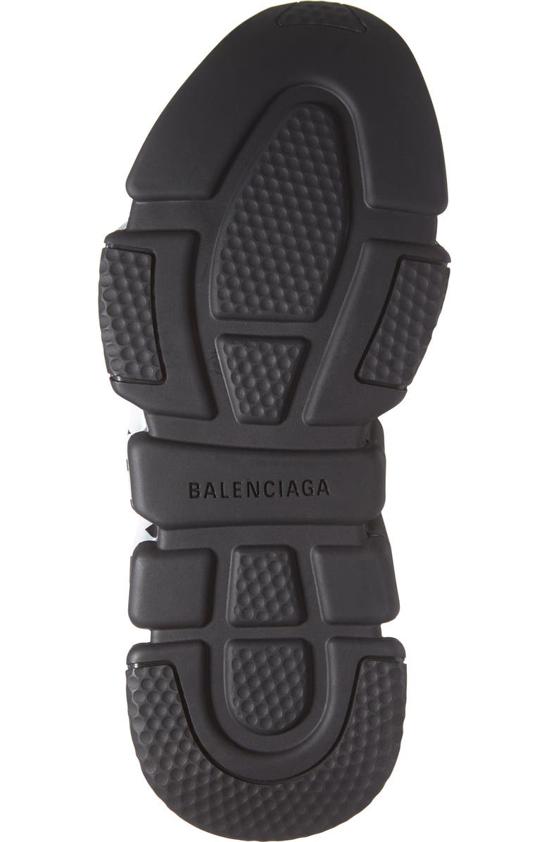 Balenciaga Mid Speed Sock Sneaker, Alternate, color, Black/ Black/ White