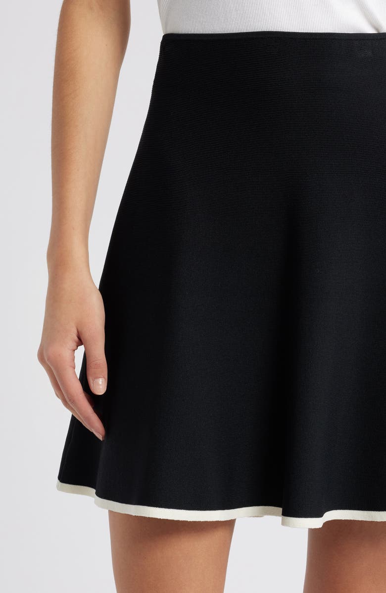 Solid & Striped Kira Miniskirt, Alternate, color, Noir