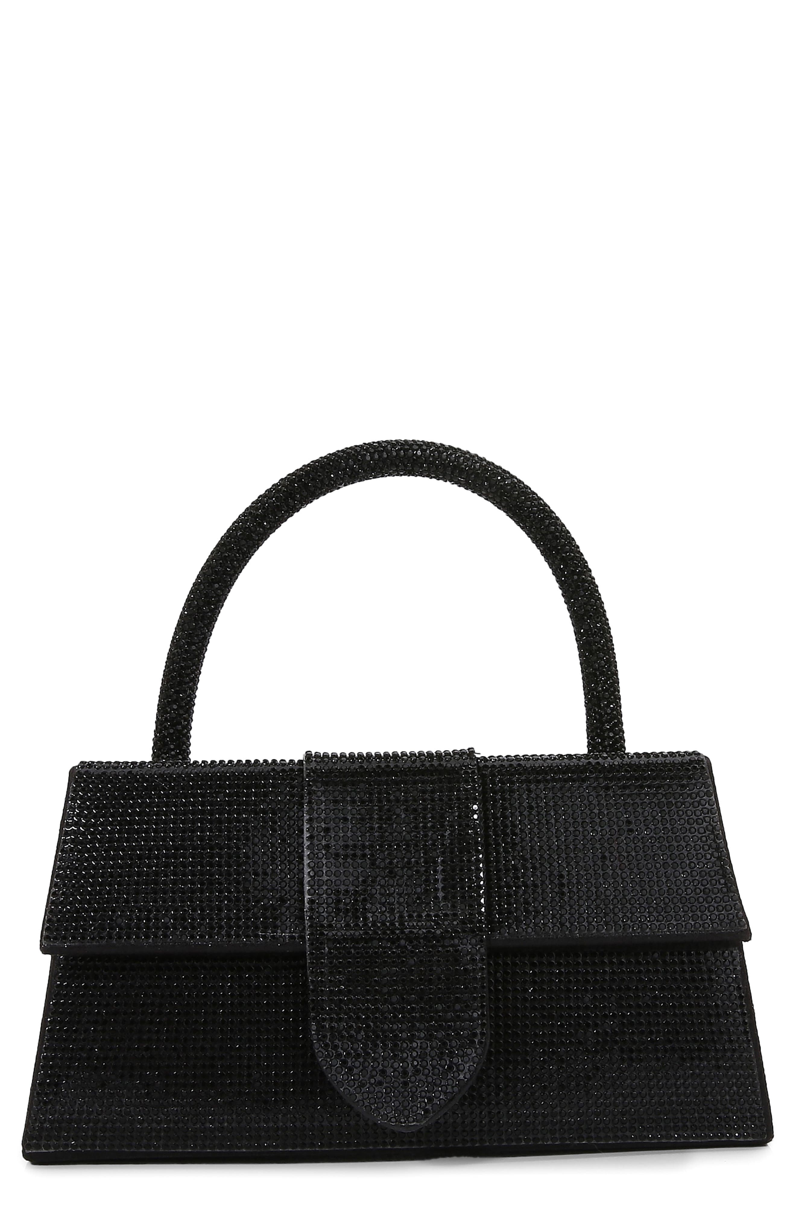 BERNESS Rhinestone Embellished Top Handle Bag