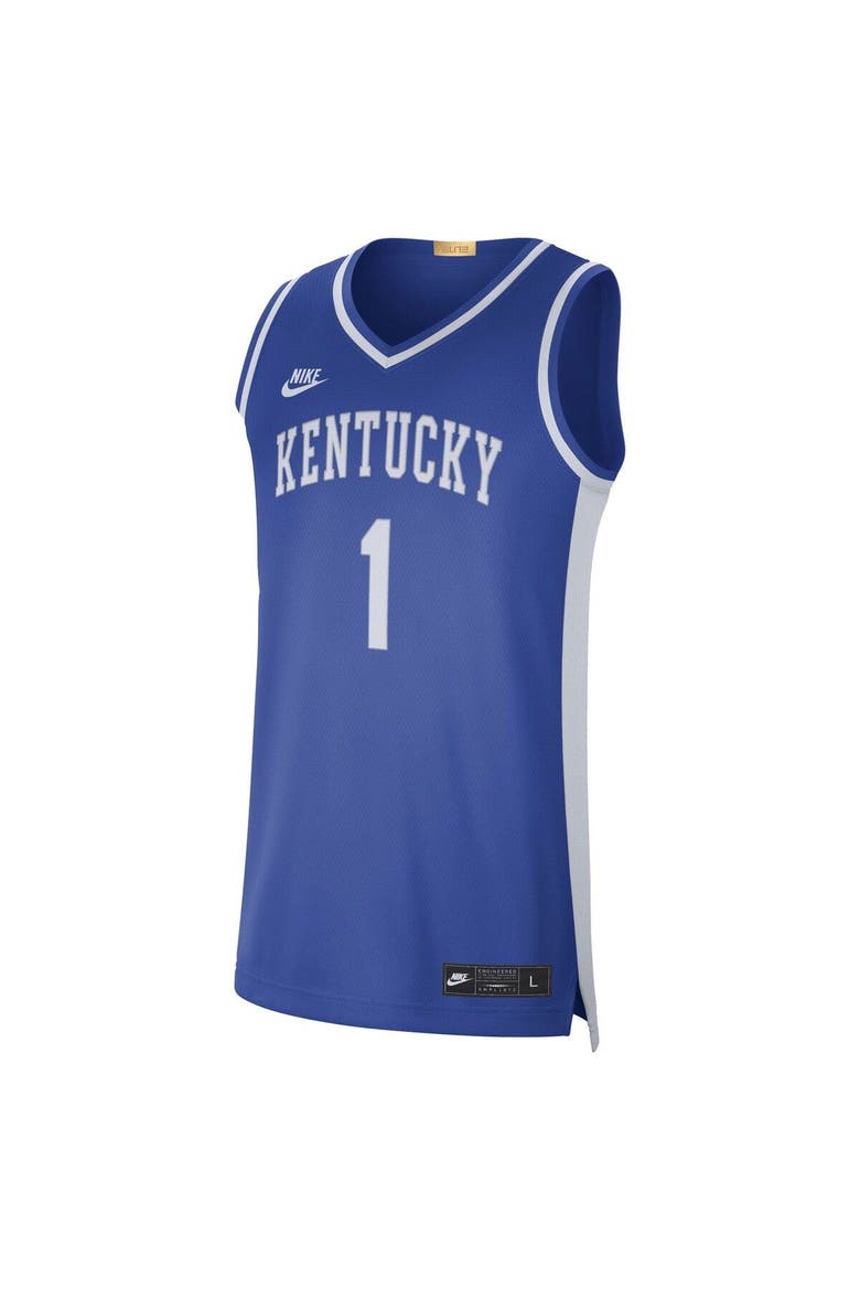 Men's Nike #1 Royal Kentucky Wildcats Limited Retro Jersey, Alternate, color, Royal