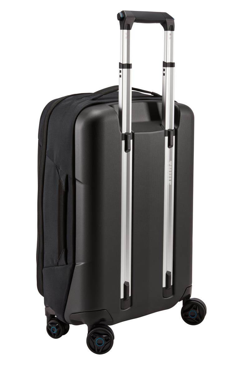 Subterra 22-Inch Spinner Carry-On, Alternate, color, BLACK
