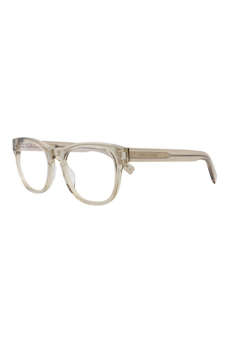 53mm Round Optical Frames, Alternate, color, BEIGE BEIGE TRANSPARENT