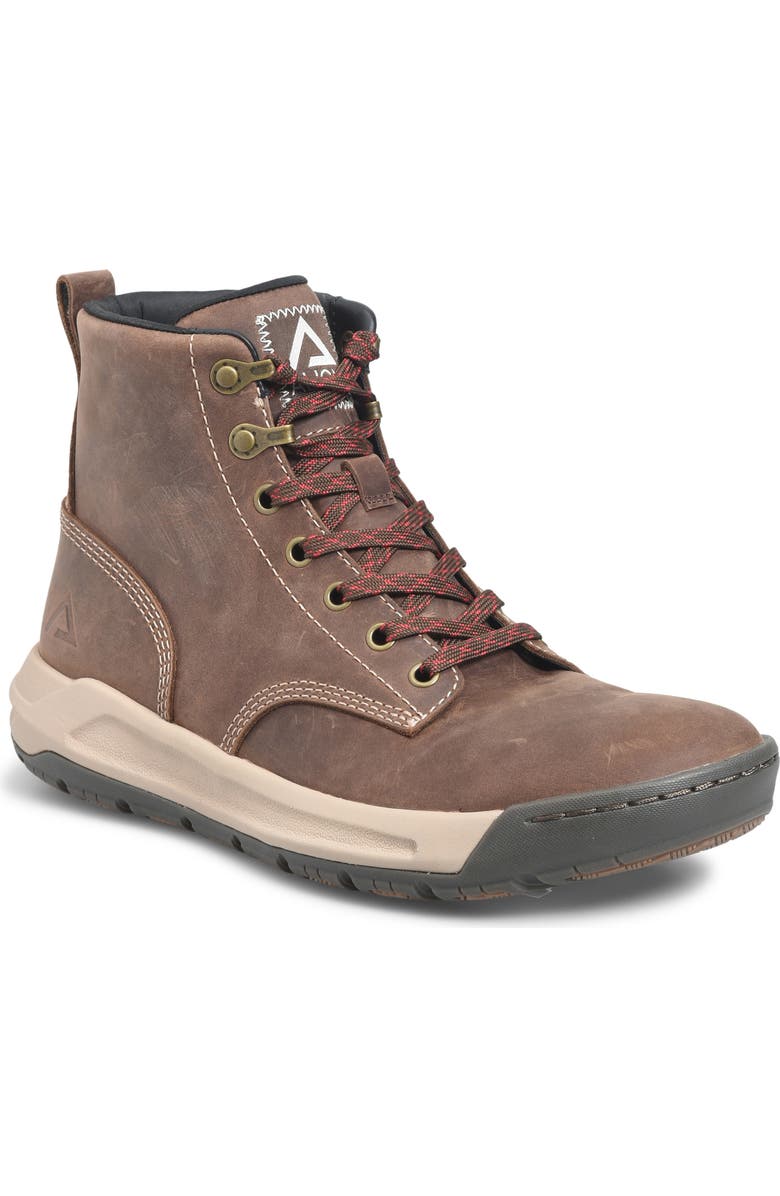 Align Eddy Waterproof Leather Boot, Main, color, Brown