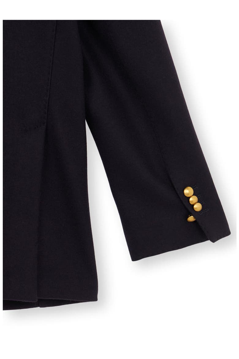 David Double-Breasted Wool Jacket, Alternate, color, NAVY BLUE