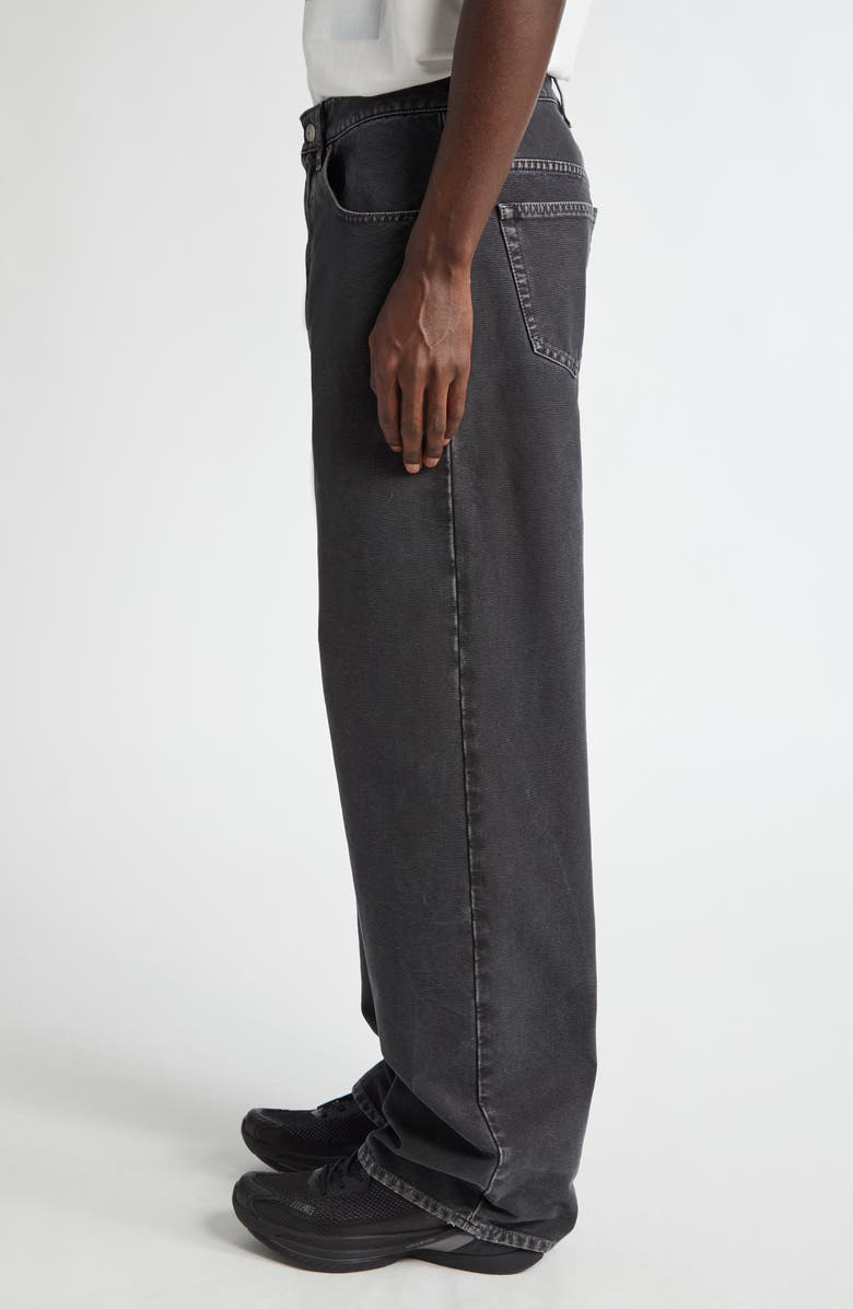 MM6 Maison Margiela 5-Pocket Straight Leg Jeans, Alternate, color, Black