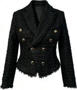 WDNY Bouclé Double Breasted Jacket