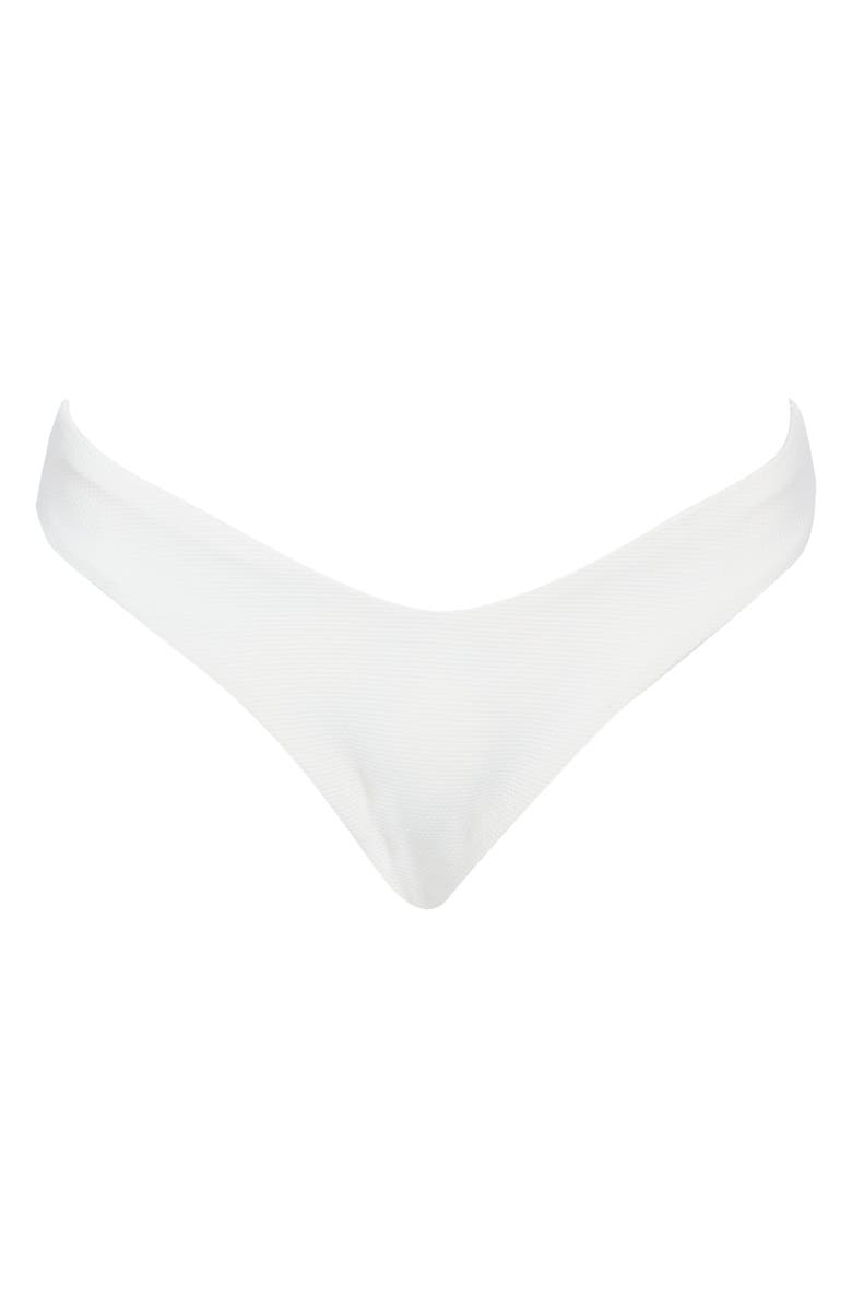 Maaji Antique White Valery Cheeky Bikini Bottoms, Alternate, color, 