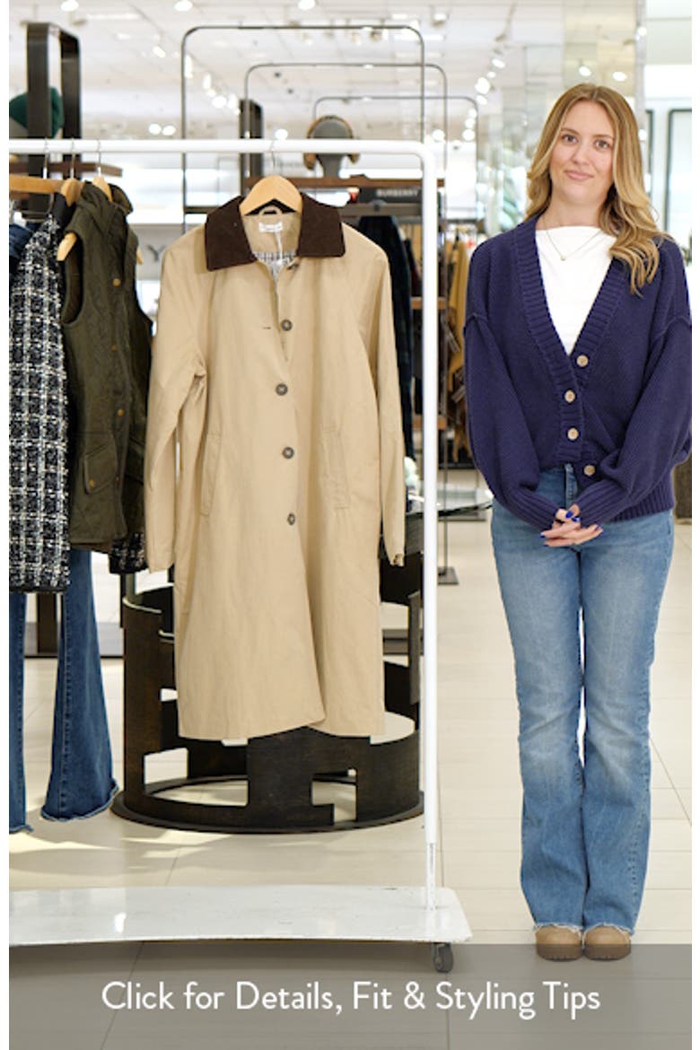 Corduroy Collar Trench Coat video