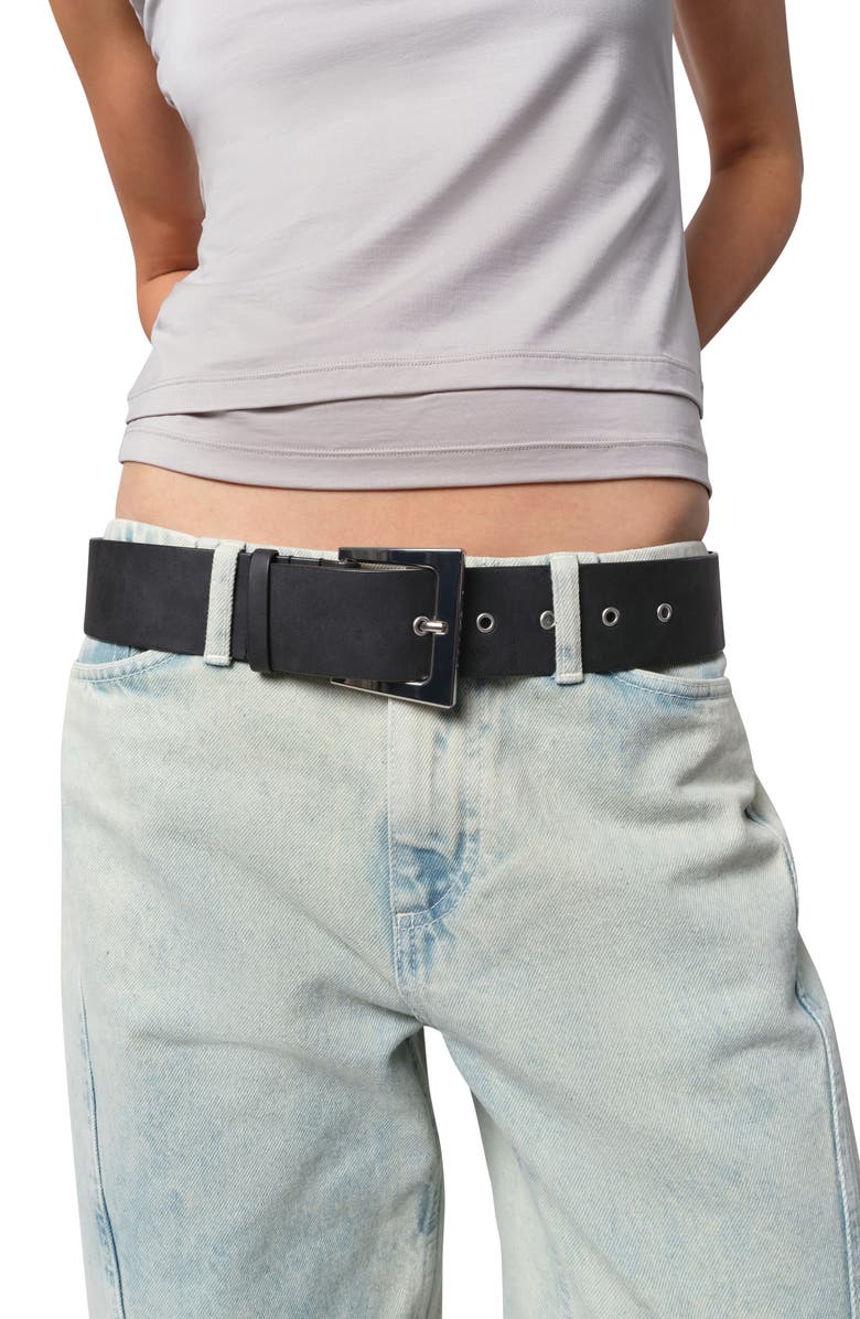 Apparis Blaze Faux Suede Belt, Alternate, color,