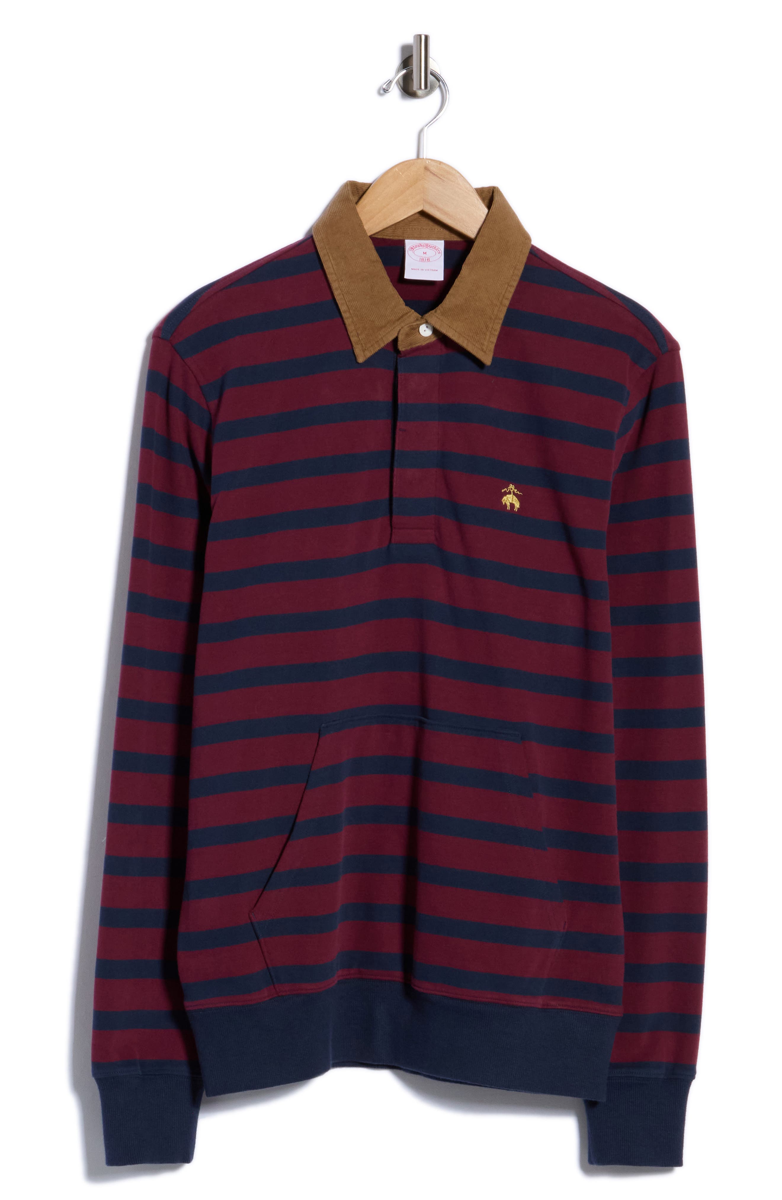 selected BURGUNDY/ NAVY