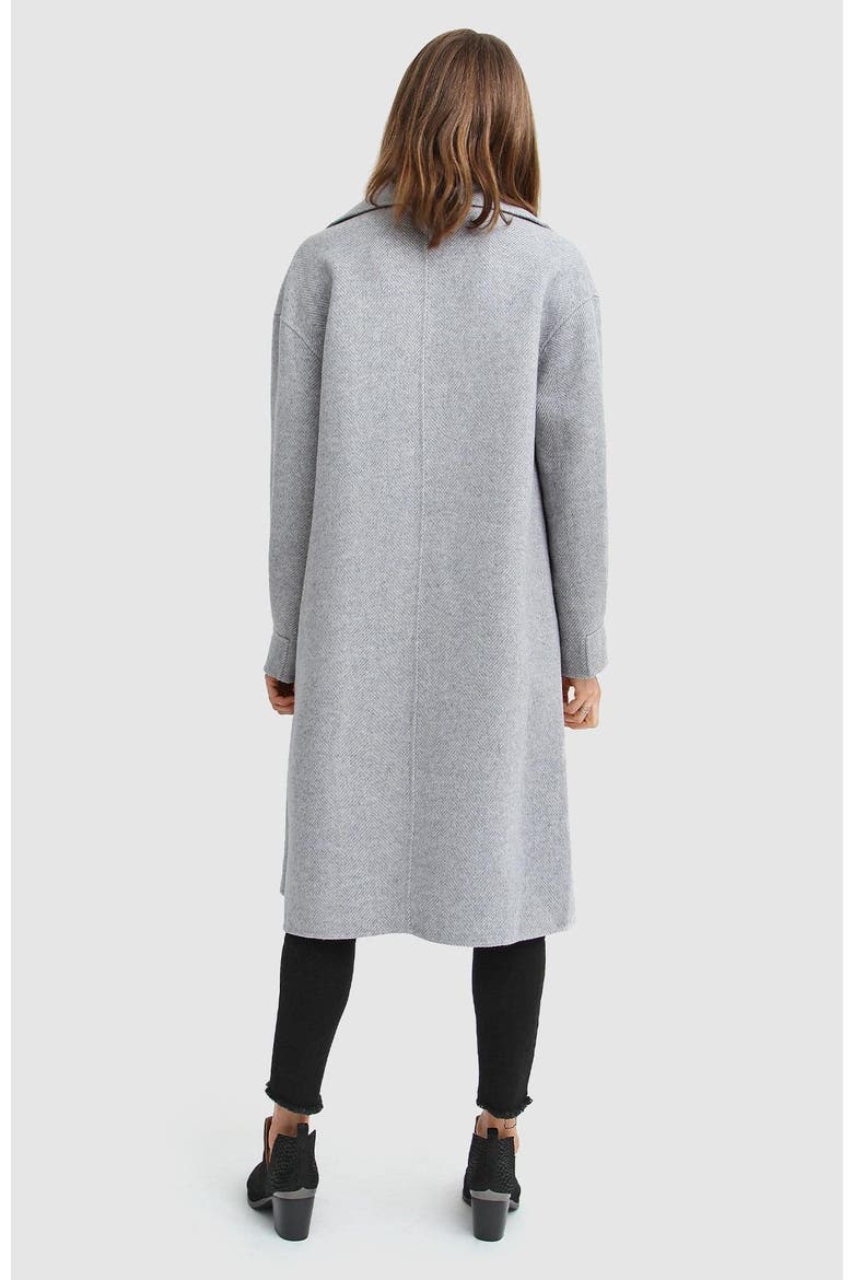 Dream Lover Loose Fit Wool Blend Coat, Alternate, color, Grey