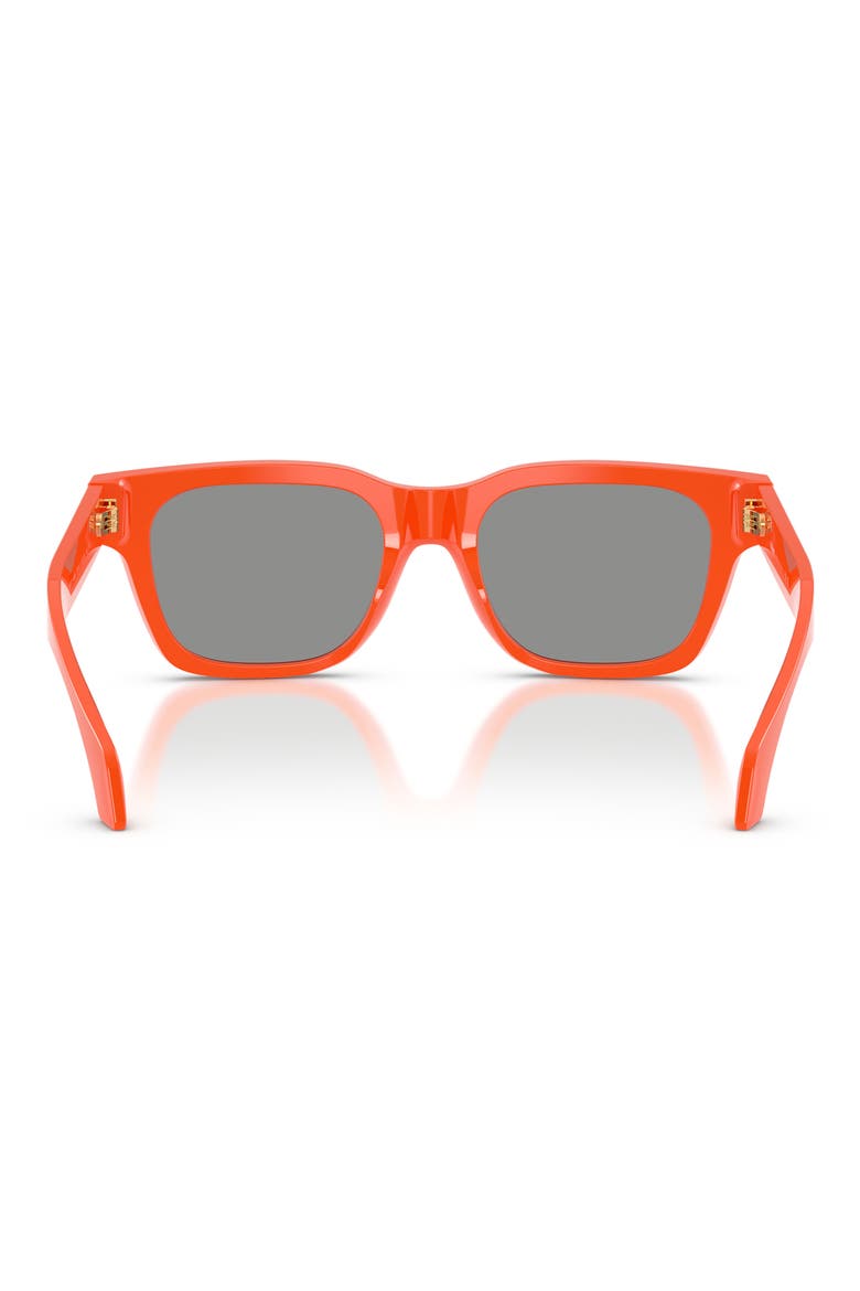 52mm Square Sunglasses, Alternate, color, ORANGE