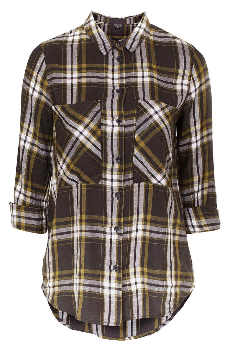 Topshop , Alternate, color, Olive