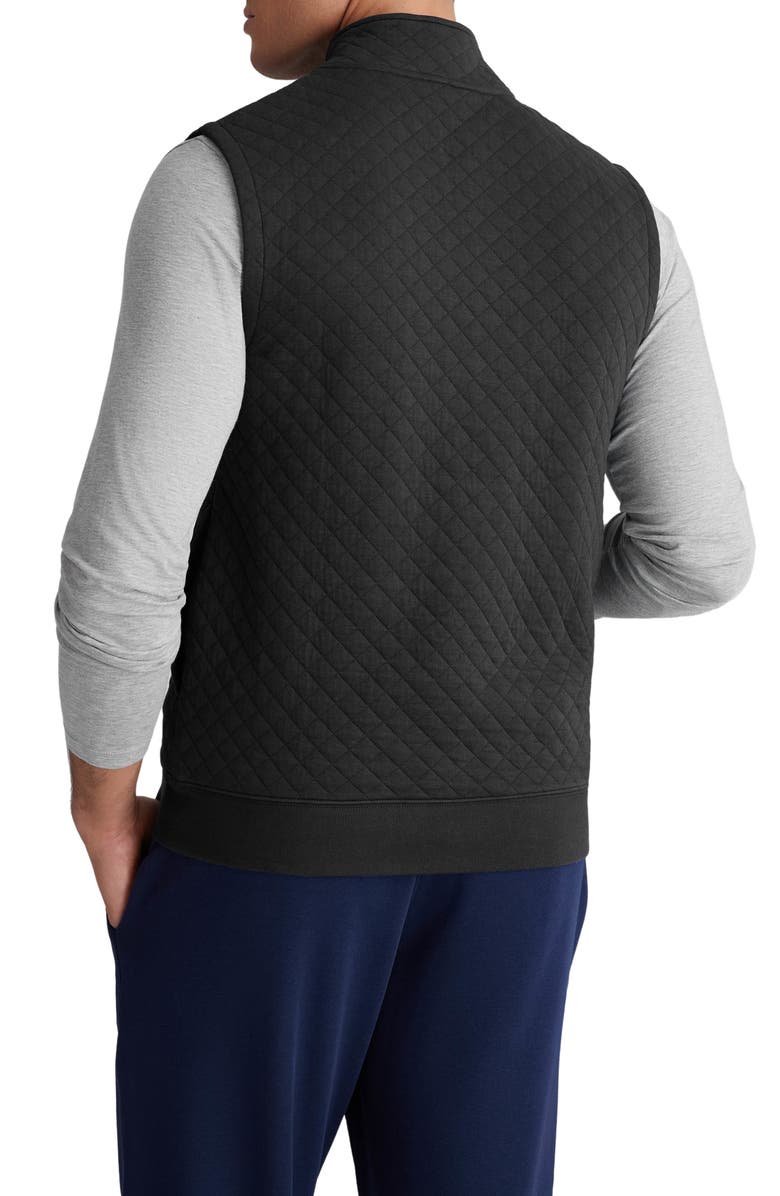 Tommy John Quilted Vest, Alternate, color, Black