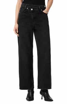 Aki Crossover Wide Leg Jeans