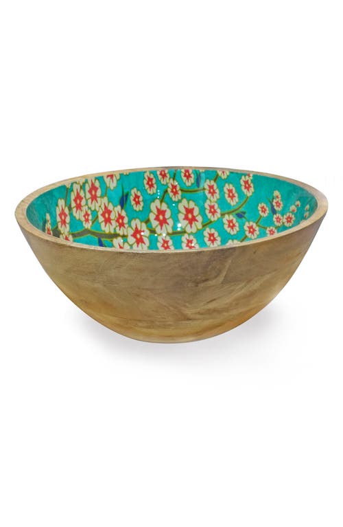 Tiramisu Blissful Blooms 3-piece Salad Set In Blue