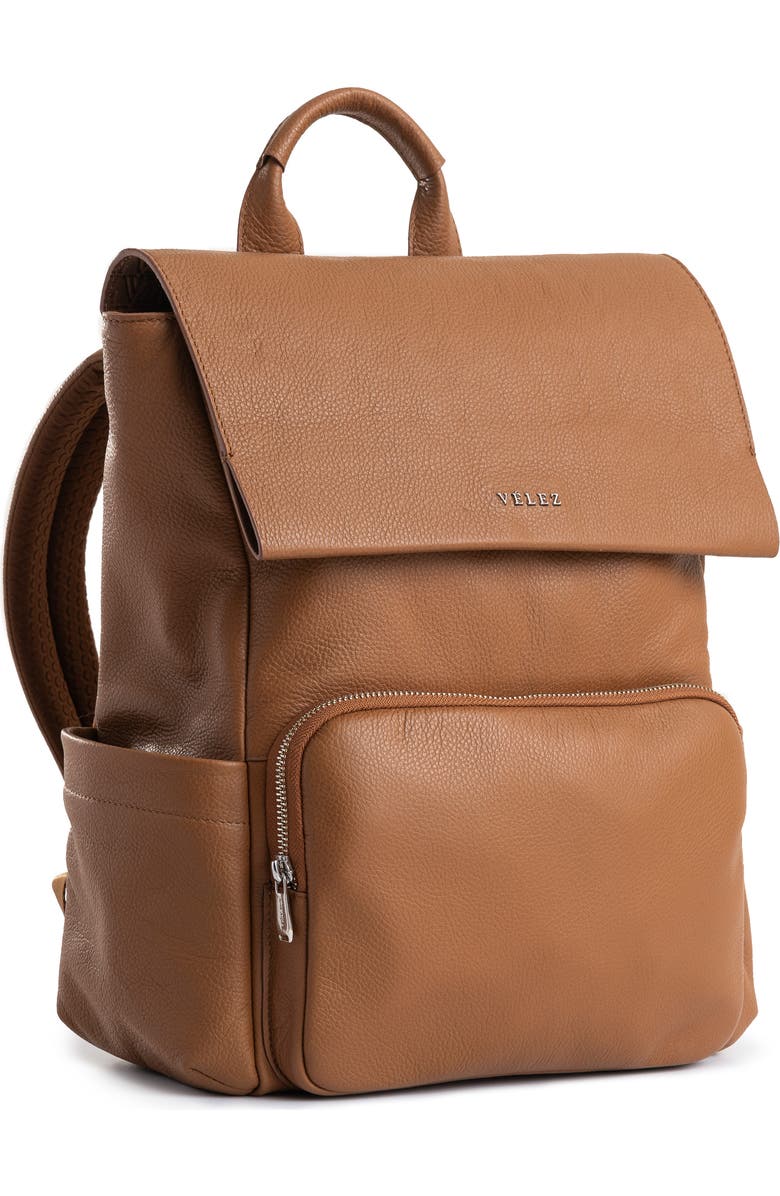 Velez Zermatt leather backpack for the contemporary woman, Alternate, color, Brown