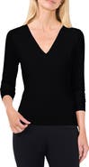 Halogen® Compression V-Neck Top