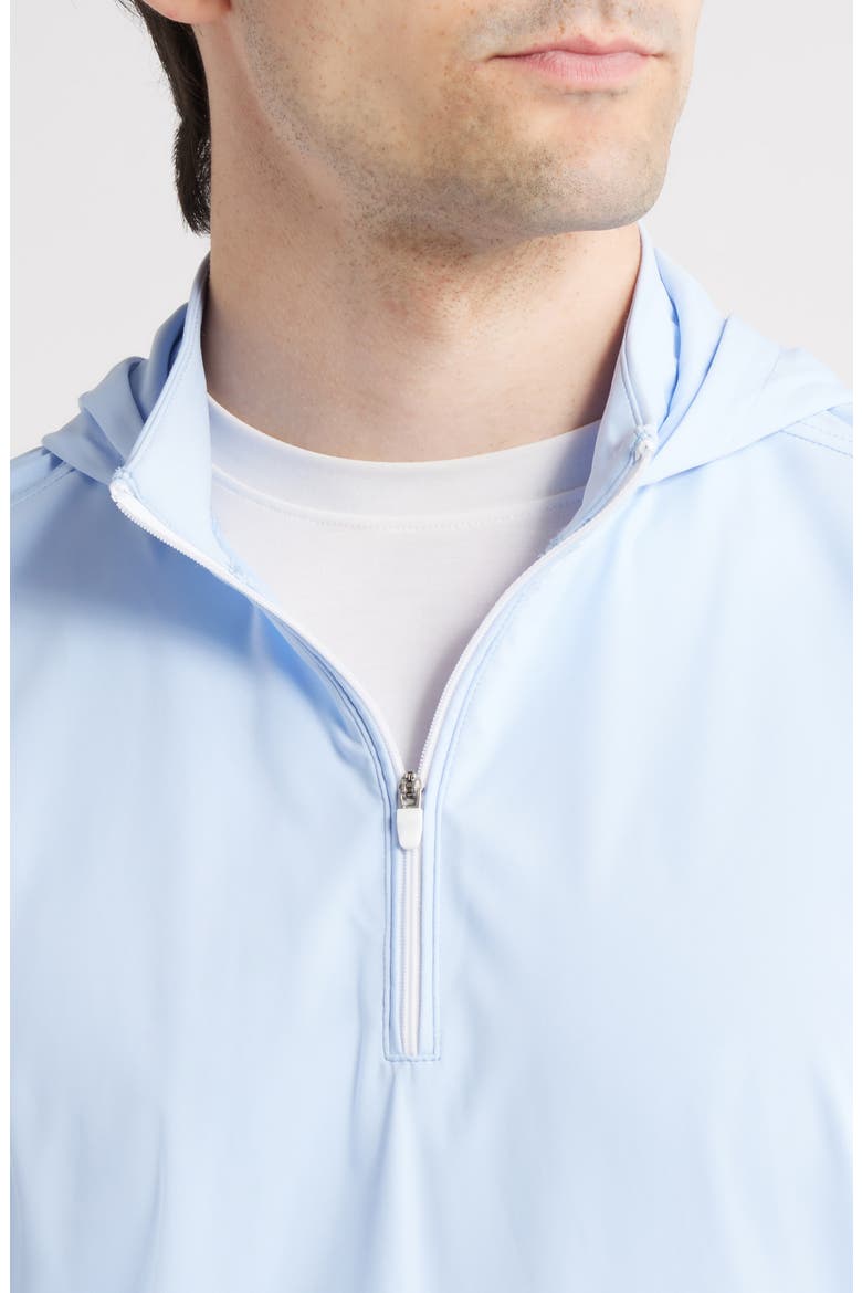 Robby Performance Quarter Zip Hoodie, Alternate, color, KONA