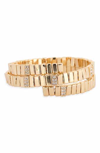 Pavé Crystal Wrap Bracelet