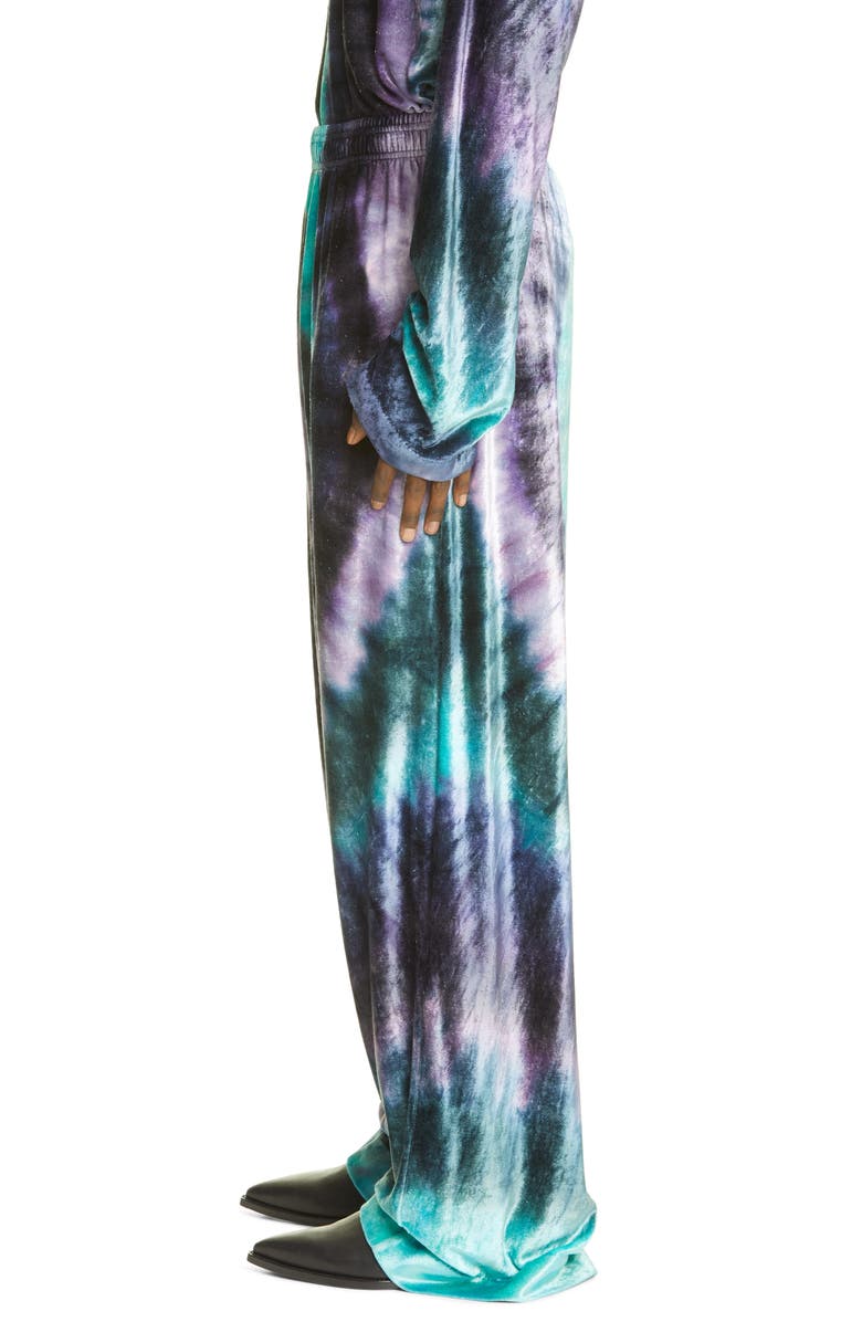 Acne Studios Pexto Tie Dye Oversize Velour Joggers, Alternate, color, 