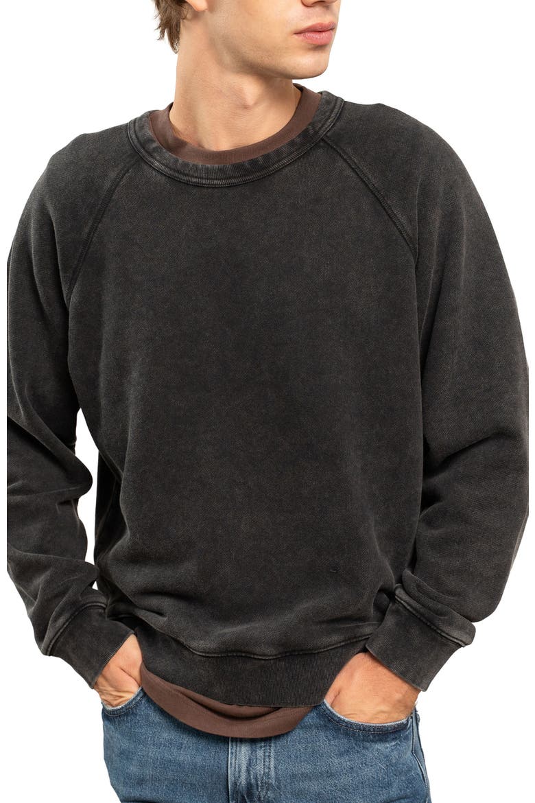 The Mens Dream Terry Sweatshirt, Alternate, color, Vintage Black