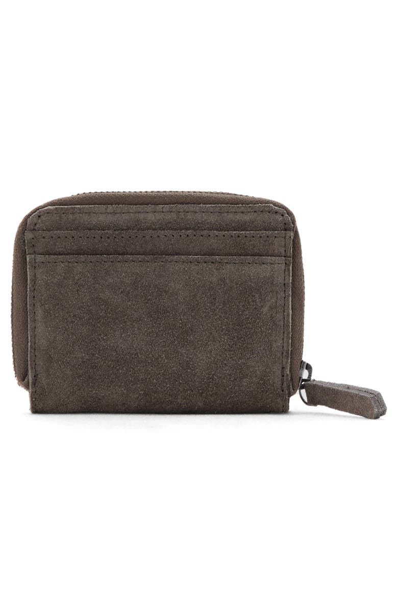 MANGO TEEN Stud Leather Coin Pouch, Alternate, color, Grey