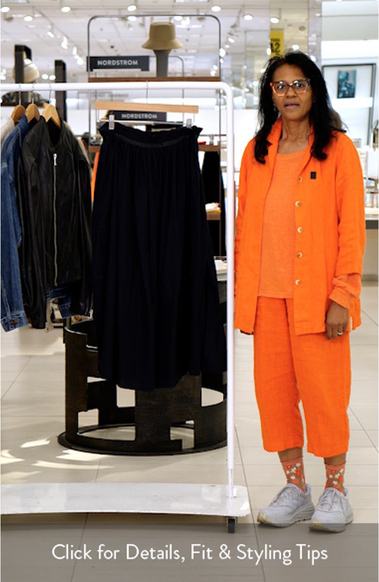 Paperbag Waist Cotton Skirt, sales video thumbnail