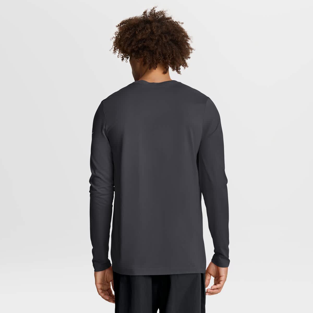 Men's Nike Anthracite Baltimore Ravens Primetime Legend Icon Performance Long Sleeve T-Shirt - image 2