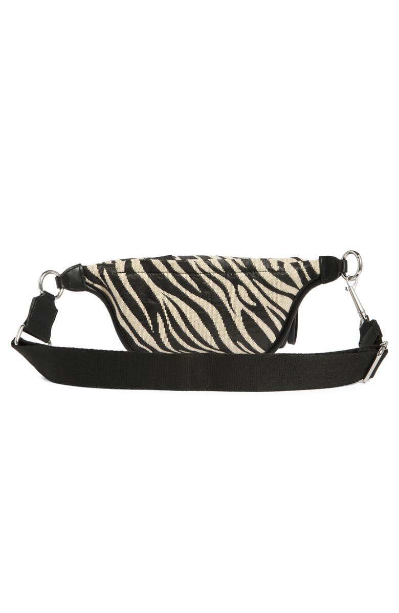 Dolce Vita Fabric Belt Bag, Alternate, color, Black