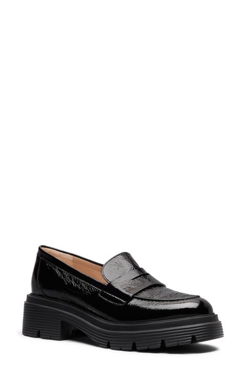 Hudson Lite Lugged Platform Penny Loafer