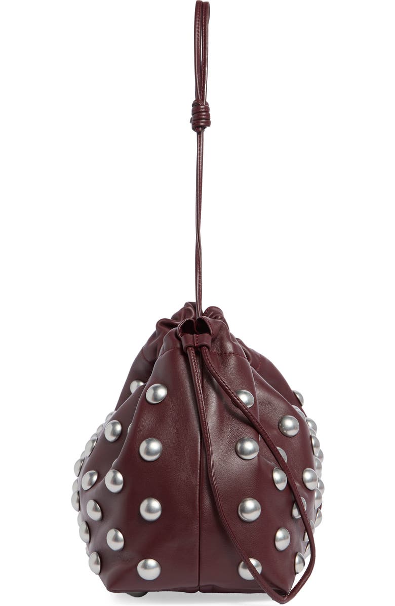 A.L.C. Arlo Studded Handbag, Alternate, color, Deep Plum