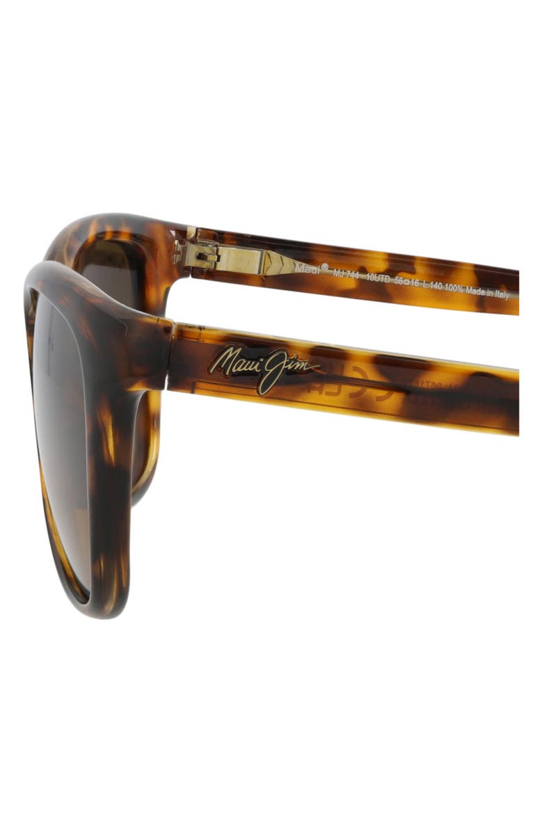 Maui Jim 56mm Square Polarized Sunglasses, Alternate, color, 
