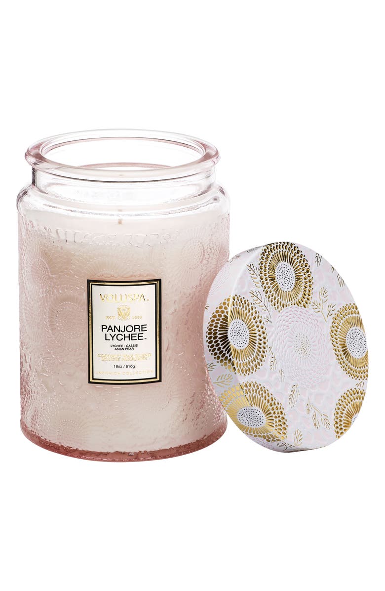Voluspa Panjore Lychee Large Jar Candle, Alternate, color, 