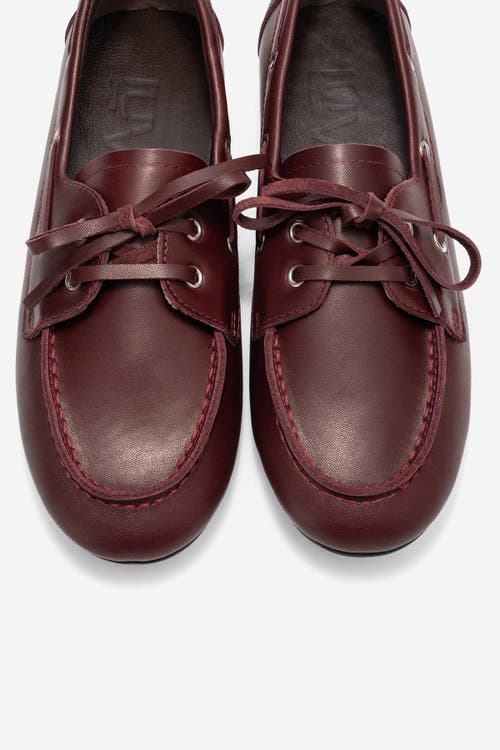 Forever & Always Shoes Serelis Leather Lace Up Loafer In Multi