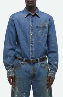 Helmut Lang Painted Denim Shirt