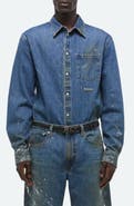 Helmut Lang Painted Denim Shirt