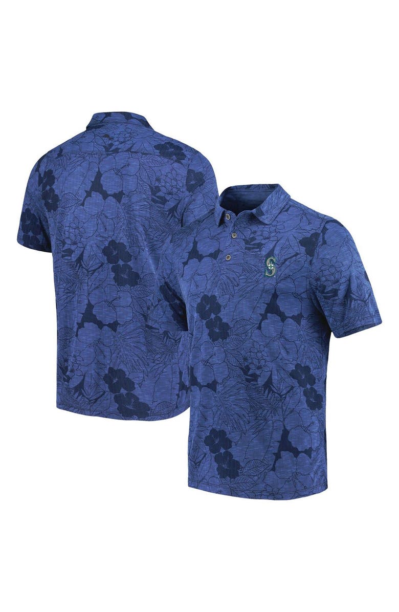 Tommy Bahama Men's Tommy Bahama  Navy Seattle Mariners Blooms Polo, Main, color, 