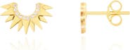 The Lovery Fine Jewelry Sunburst Diamond Stud Earrings